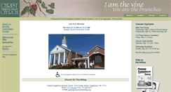 Desktop Screenshot of churchonthehilltop.org